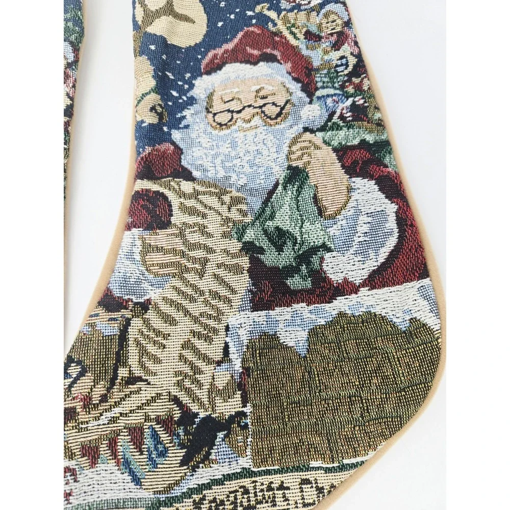 Christmas Stocking pair Santa Claus 16